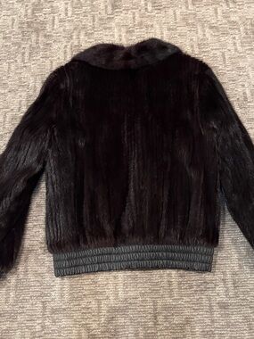Saga Furs Black Mink Jacket
